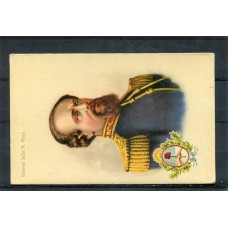 CENTENARIO 1810 - 1910 PATRIOTICA ANTIGUA TARJETA POSTAL ROCA